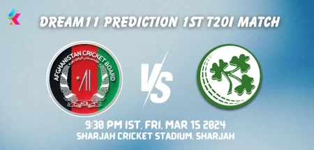 AFG vs IRE Dream11 Prediction Today T20I Match