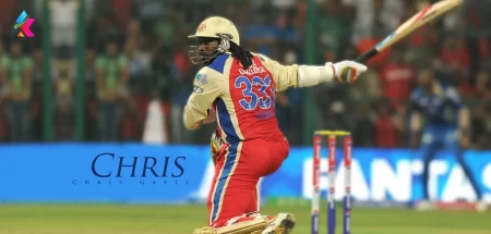 Chris gayle most fours and sixes in an over