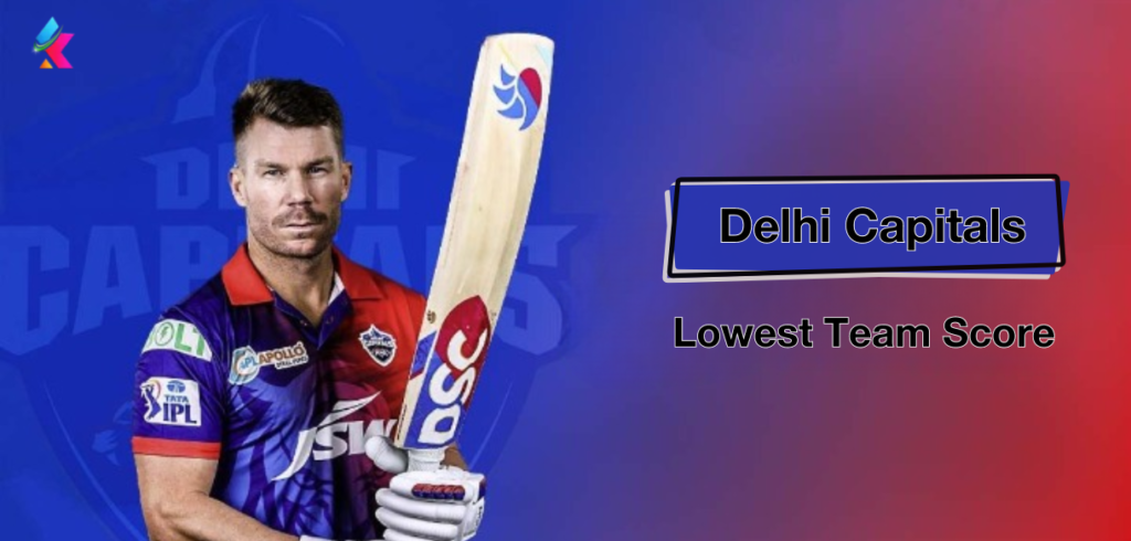 Delhi Capitals Lowest Team Score in IPL