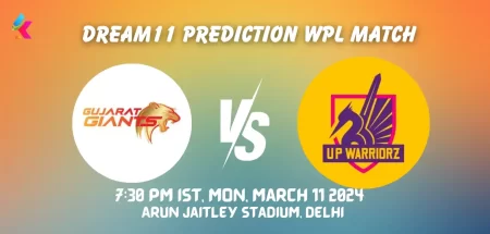 GUJ W vs UP W Dream11 Prediction Today Match