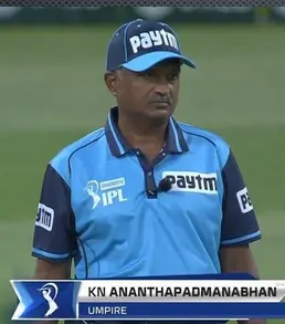 KN Ananthapadmanabhan IPL