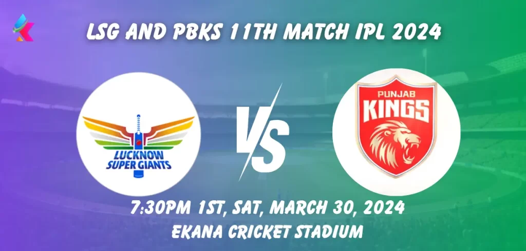 LSG vs PBKS Head-to-Head-at Ekana Cricket Stadium