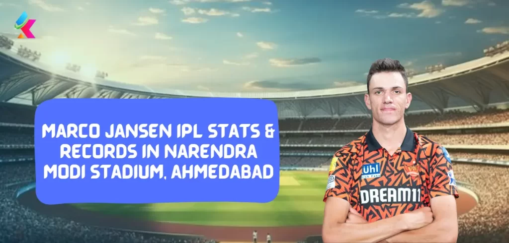 Marco Jansen IPL stats & Records in narendra modi stadium, ahmedabad