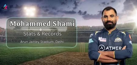 Mohammed Shami IPL Stats & records in Arun Jaitley Stadium, Delhi