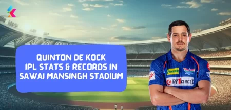 Quinton de Kock ipl stats in SMS Stadium jaipur