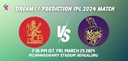 RCB vs KKR Dream11 Team Prediction Today Match