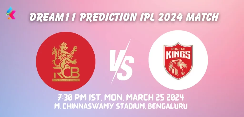 RCB vs PBKS Dream11 Prediction Today Match