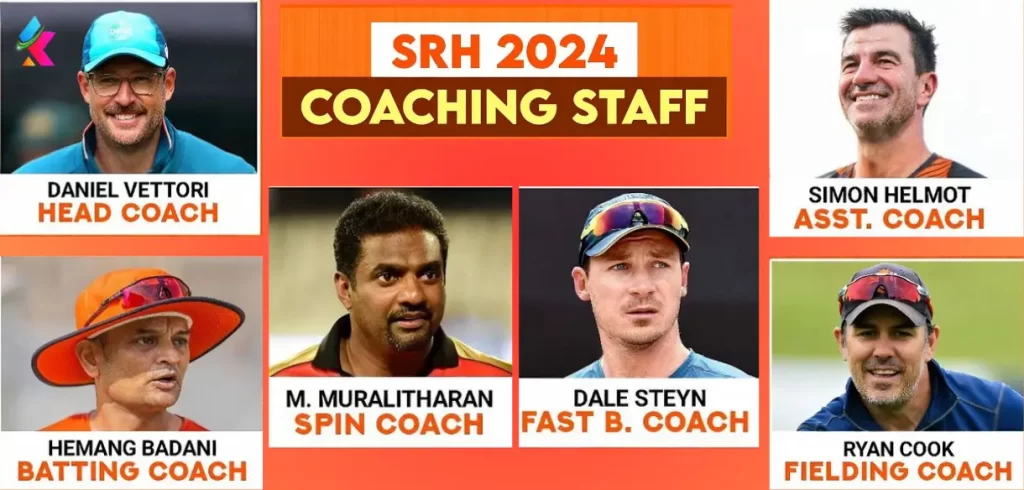 SRH Head Coach IPL 2024