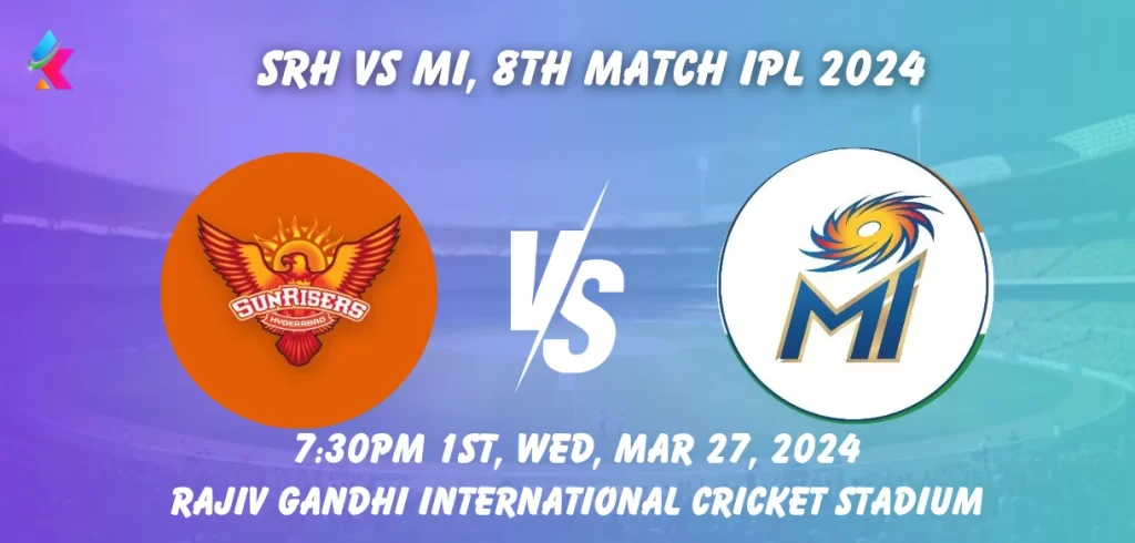 SRH vs MI Head-to-Head at Rajiv Gandhi Stadium, Hyderabad