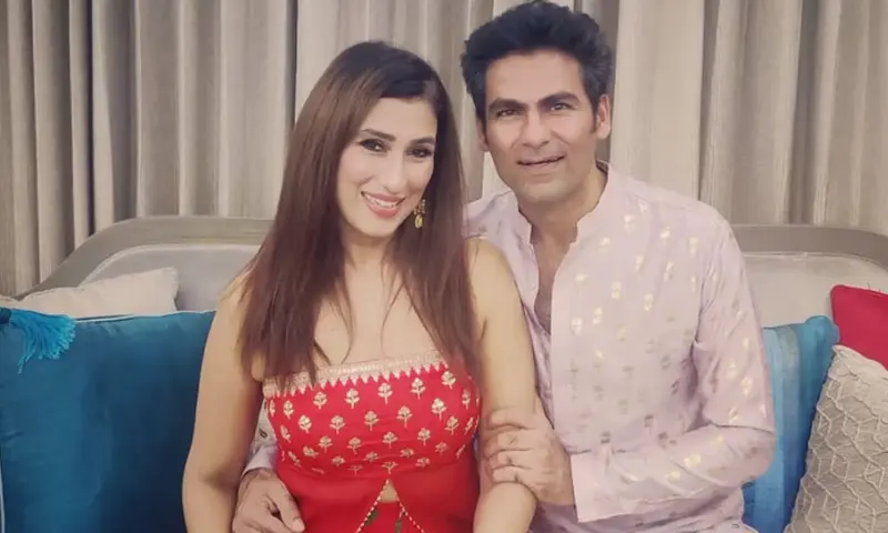 mohammad kaif with his Wife