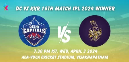 DC vs KKR IPL 2024 Match Winner Prediction