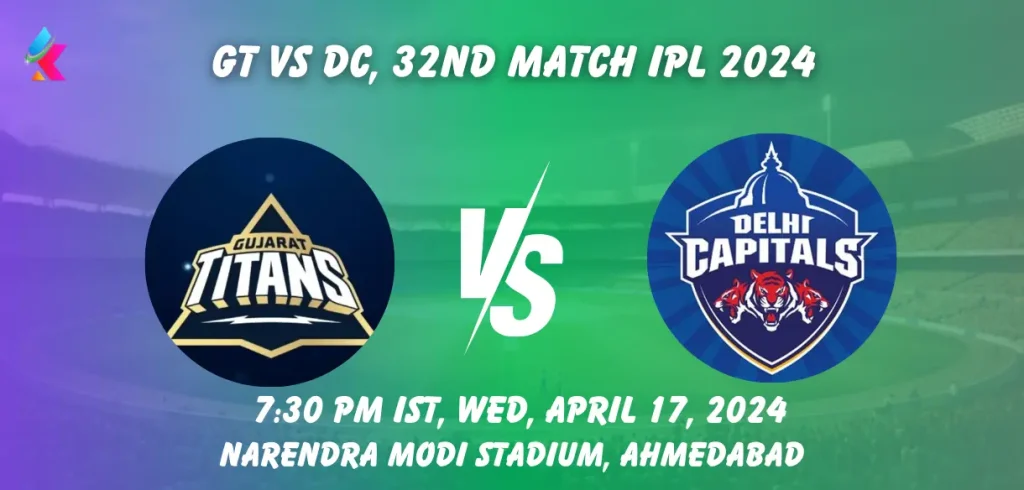 GT vs DC Head to Head in Narendra Modi Stadium, Ahmedabad