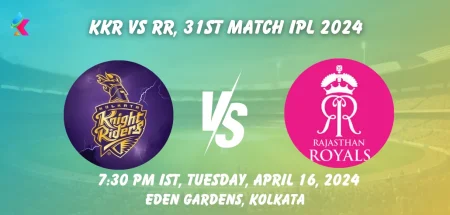 KKR vs RR Head to Head in Eden Gardens, Kolkata