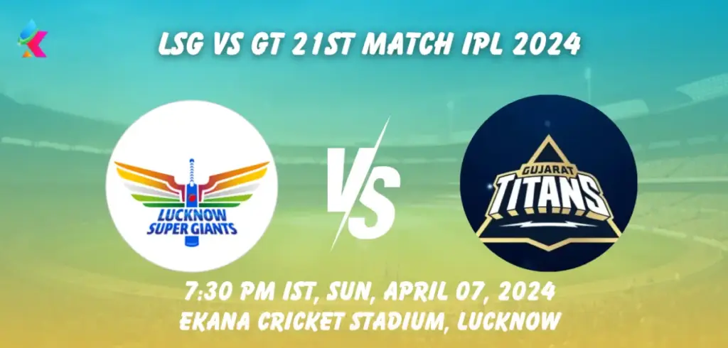 LSG vs GT Head to Head in Ekana Cricket Stadium