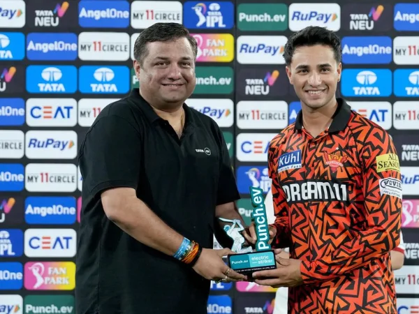 Abhishek Sharma Electric Striker of the Match Award