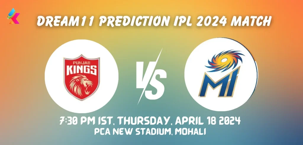 PBKS vs MI Dream11 Prediction Today Match