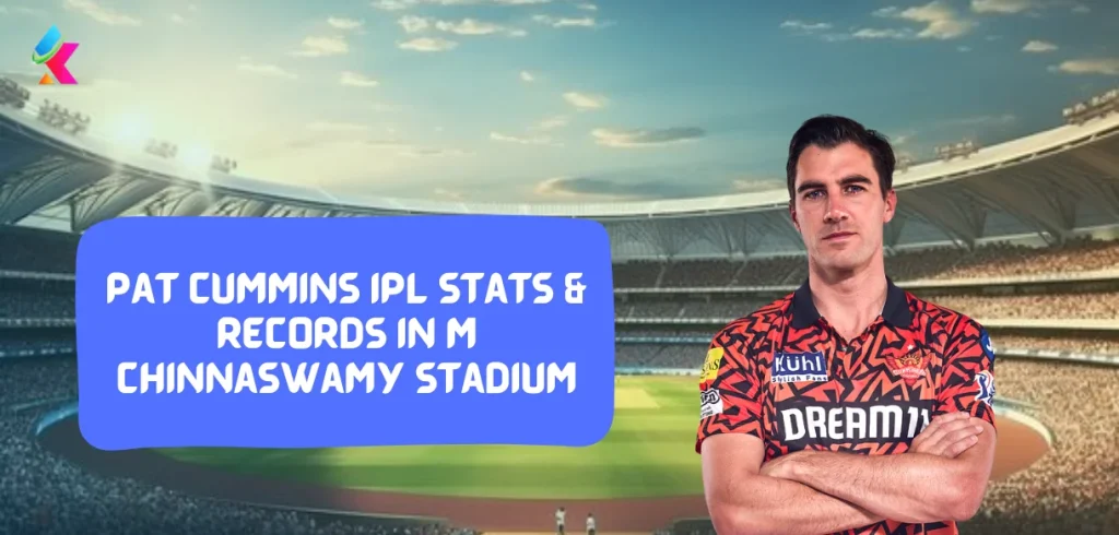 Pat cummins IPL stats & Records in M chinnaswamy Stadium