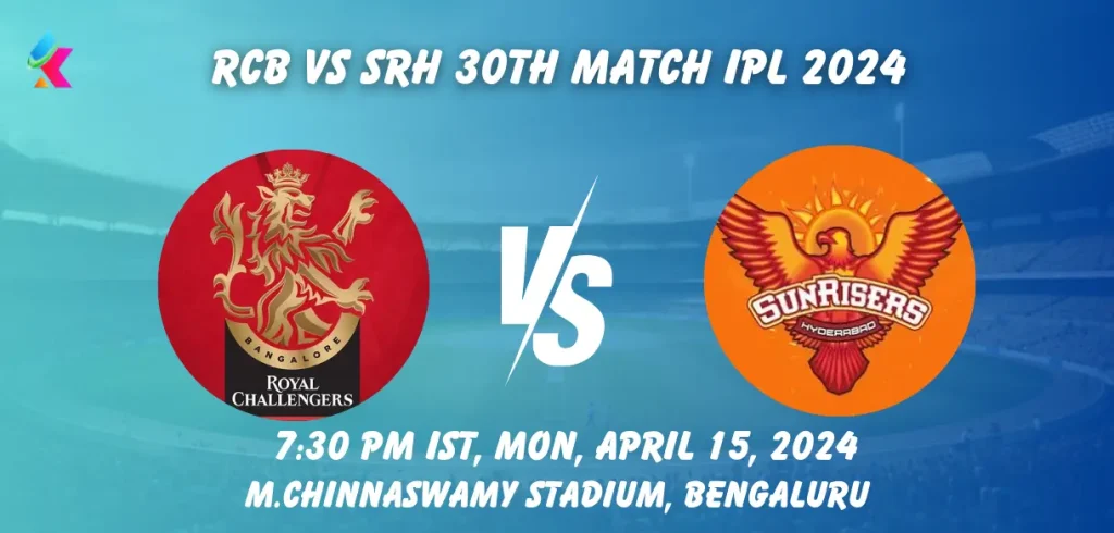 RCB vs SRH Head to Head in M.Chinnaswamy Stadium, Bengaluru