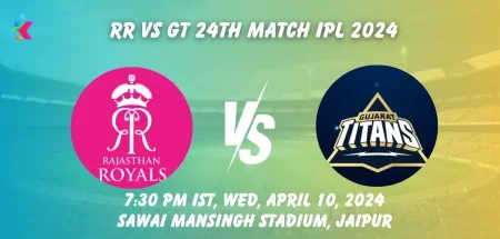 RR vs GT Head to Head in Sawai Mansingh Stadium