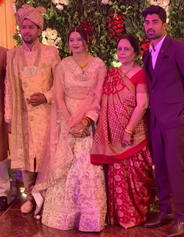 Shashank Singh with his Family