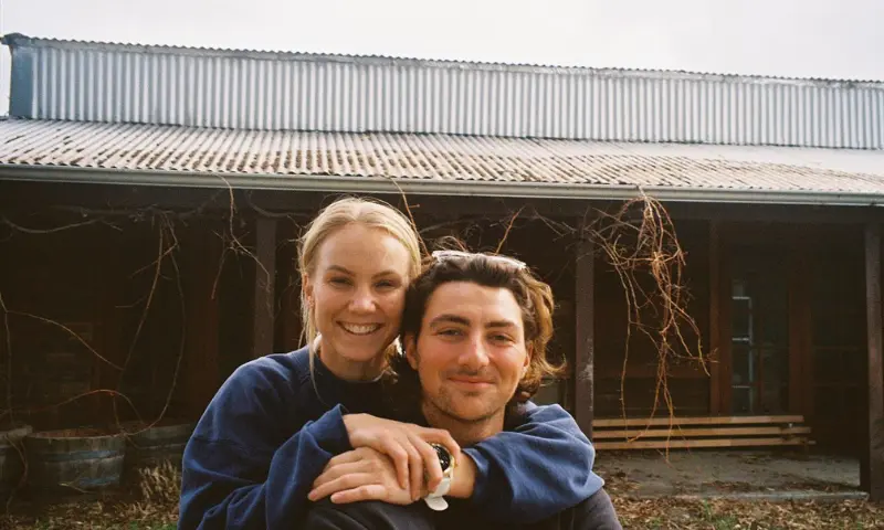 Tim David with his Wife 