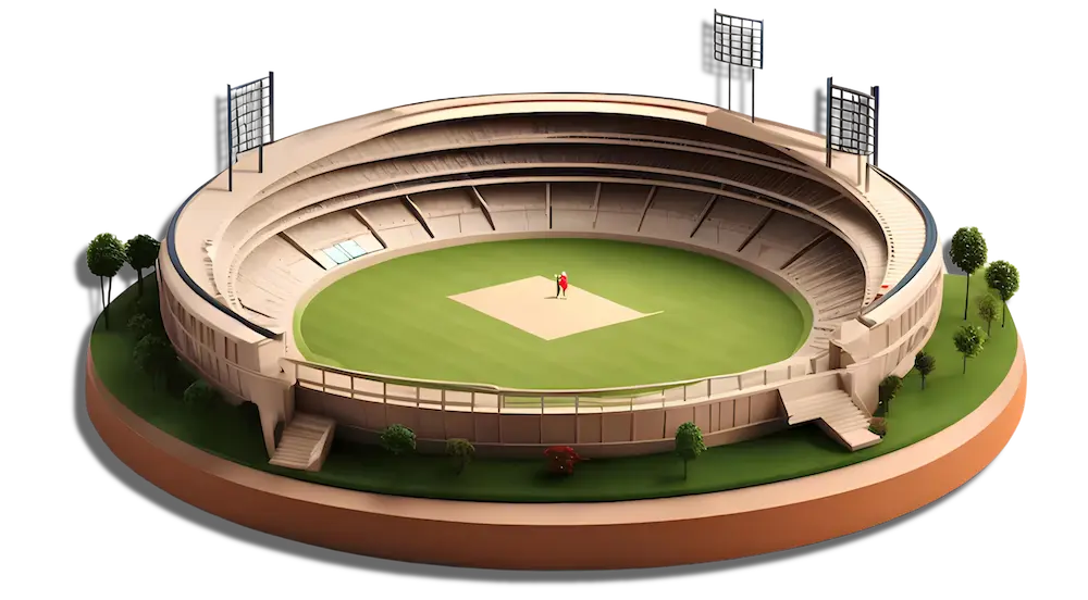 cricket stadium pitch