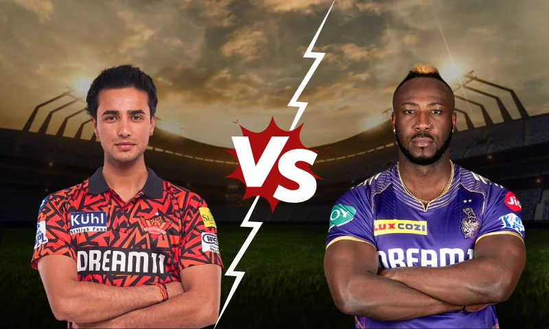 KKR vs SRH Player Battle: Abhishek Sharma vs Andre Russell