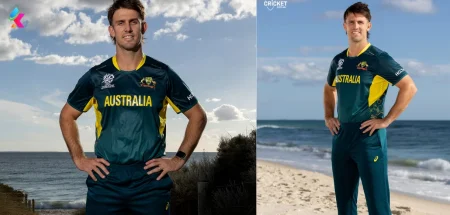 Aussies in new colour jersey