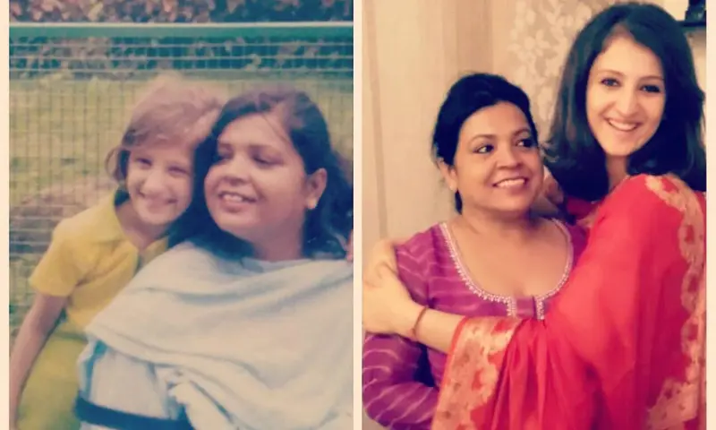 Jaya Bhardwaj with her Mother