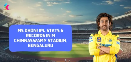 MS Dhoni IPL Stats & Records in M Chinnaswamy Stadium, Bengaluru