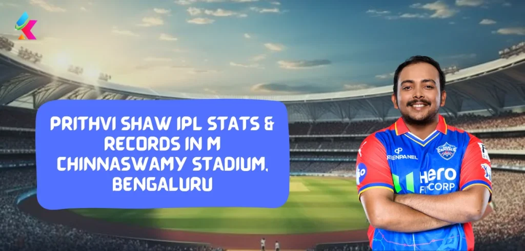 Prithvi Shaw IPL Stats & Records in M Chinnaswamy Stadium, Bengaluru