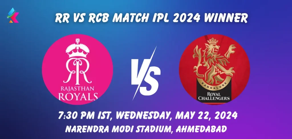 RR vs RCB IPL 2024 Match Winner Prediction