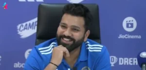 Rohit sharma smiled when was asked about Virat Kohli’s strike rate