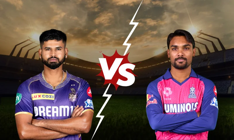 RR vs KKR Player Battle: Shreyas Iyer vs Sandeep Sharma 