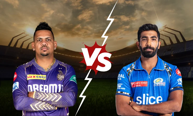KKR vs MI Player Battle: Sunil Narine vs Jasprit Bumrah