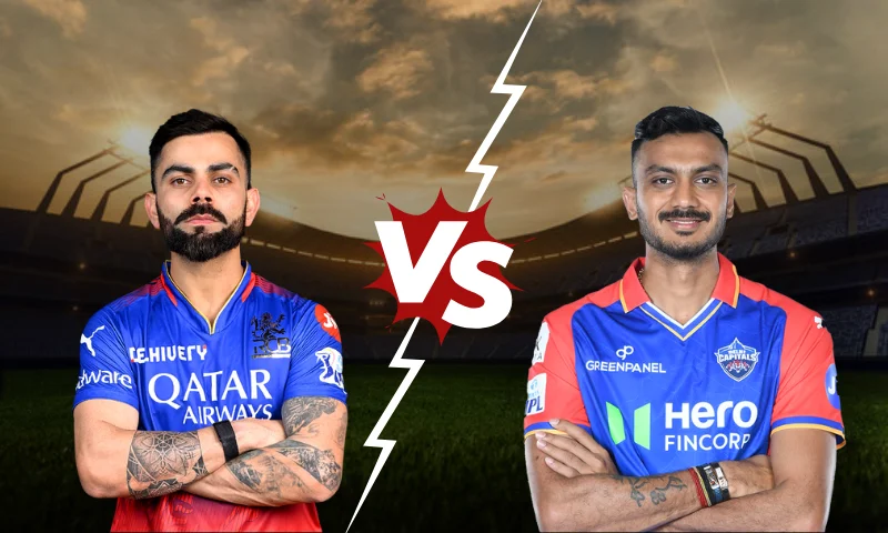 RCB vs DC Player Battle: Virat Kohli vs Axar Patel