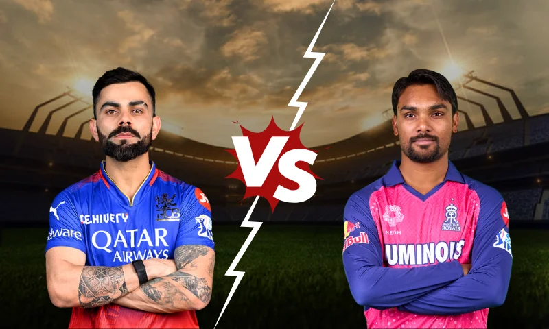 RR vs RCB Player Battle: Virat Kohli vs Sandeep Sharma 