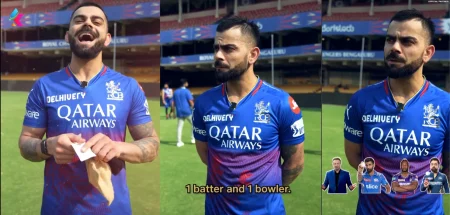 Virat kohli choose four players alongside with him