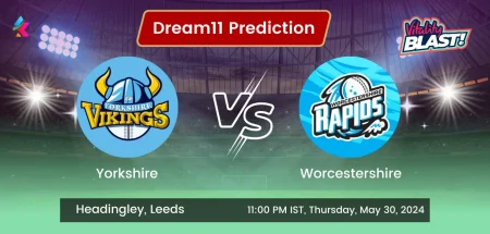 YOR vs WOR Dream11 Prediction Today Match
