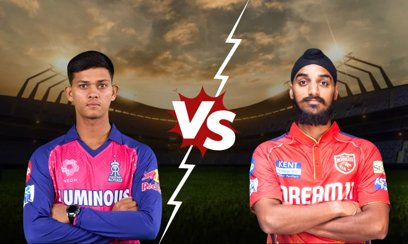 RR vs PBKS Player Battle: Yashasvi Jaiswal vs Arshdeep Singh