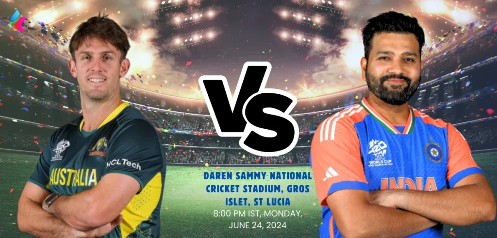 AUS vs IND Dream11 Team Prediction Today Match: Fantasy Cricket Tips, Playing XI, Pitch Report, Today Dream11 Team Captain And Vice Captain Choices - 51st Match, ICC Men's T20 World Cup 2024
