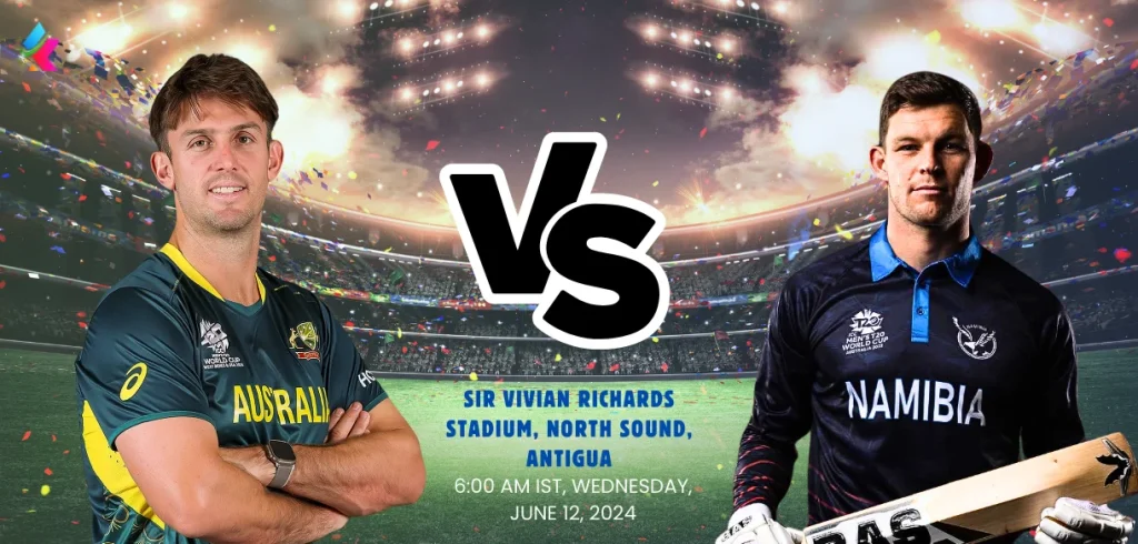AUS vs NAM Dream11 Team Prediction Today Match: Fantasy Cricket Tips, Playing XI, Pitch Report, Today Dream11 Team Captain And Vice Captain Choices - 24th Match, ICC Men's T20 World Cup 2024