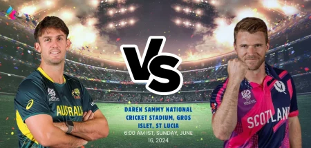 AUS vs SCO Dream11 Team Prediction Today Match: Fantasy Cricket Tips, Playing XI, Pitch Report, Today Dream11 Team Captain And Vice Captain Choices - 35th Match, ICC Men's T20 World Cup 2024