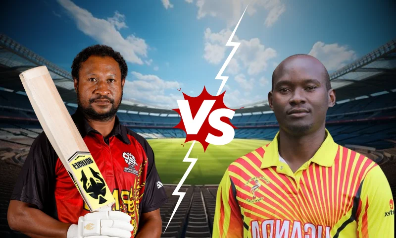 PNG vs uganda player battle: Assad Vala vs Brain Masaba
