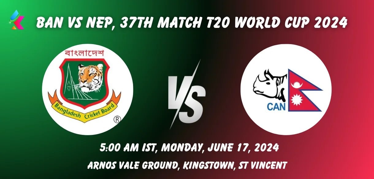 BAN vs NEP Toss & Match Winner Prediction (100% Sure), Pitch Report, Cricket Betting Tips, Who will win today's match between BAN vs NEP? – ICC Men's T20 World Cup 2024