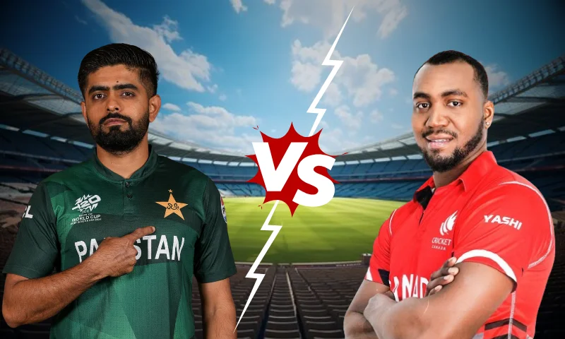 PAK vs CAN Player Battle: Babar Azam vs Dilon Heyliger