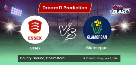 ESS vs GLA Dream11 Team Prediction Today Match: Fantasy Cricket Tips, Playing XI, Pitch Report, Today Dream11 Team Captain And Vice Captain Choices – 30th Match T20 Blast 2024