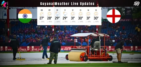 IND vs ENG Semi Final, Guyana Weather Live Updates and Rain Prediction