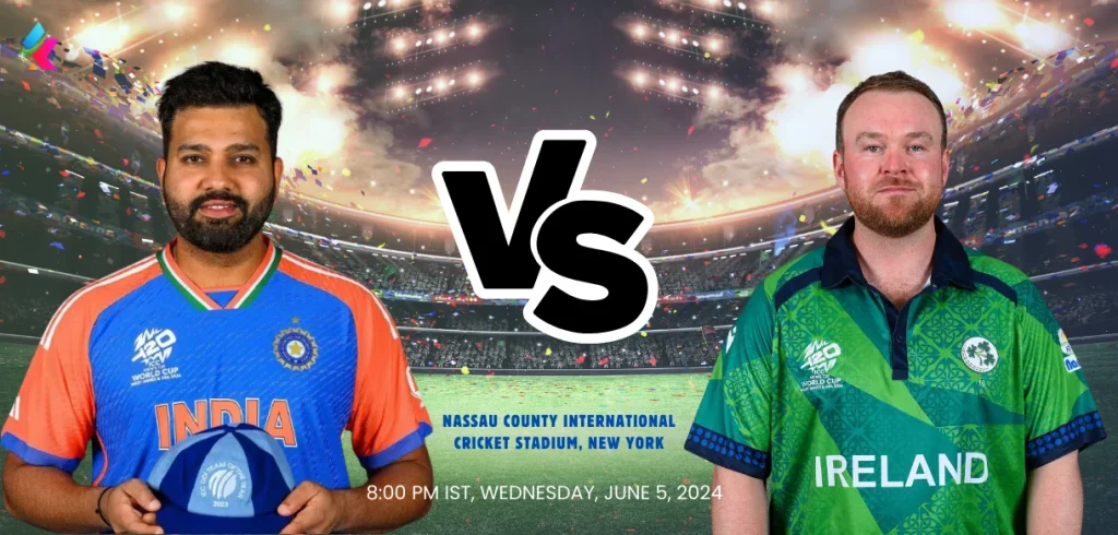 IND vs IRE Dream11 Team Prediction Today Match: Fantasy Cricket Tips, Playing XI, Pitch Report, Today Dream11 Team Captain And Vice Captain Choices - 8th Match, ICC Men's T20 World Cup 2024