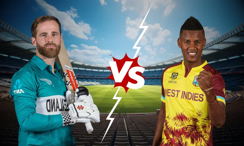 WI vs NZ Player Battle: Kane Williamson vs Akeal Hosein